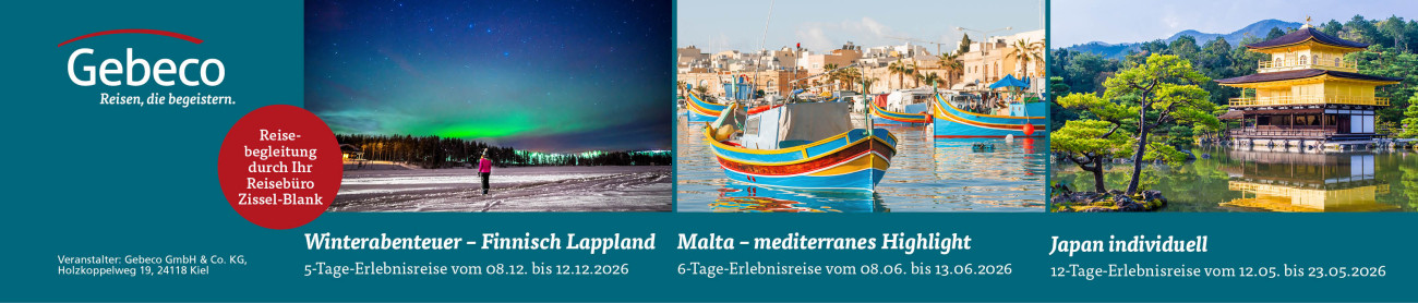 Unsere Sondergruppenreisen 2026