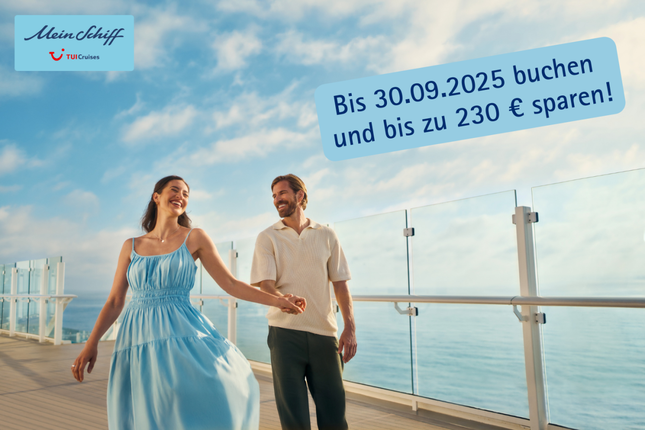 Bis 30 09 2025 buchen und bis zu 230 sparen 